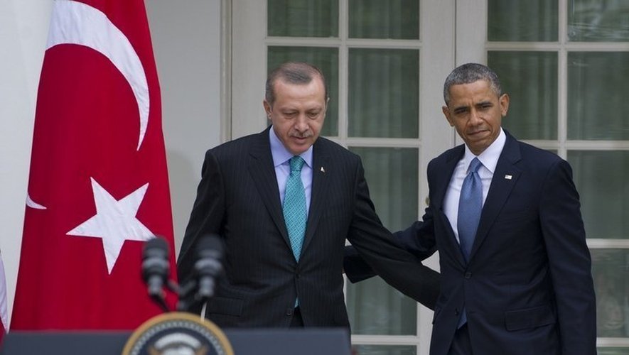 Le Premier ministre turc Recep Tayyip Erdogan et Barack Obama, le 16 mai 2013 à Washington DC