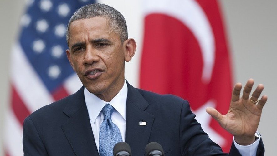 Barack Obama, le 16 mai 2013 à la Maison blanche à Washington DC