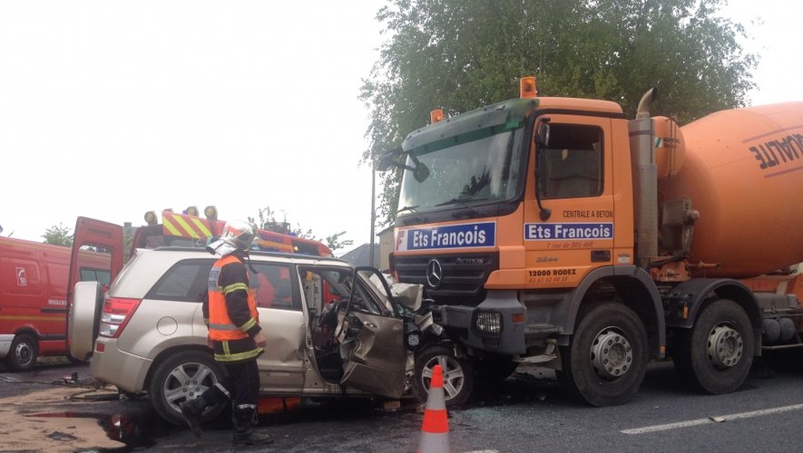 Naucelle-Gare: blessée dans une spectaculaire collision
