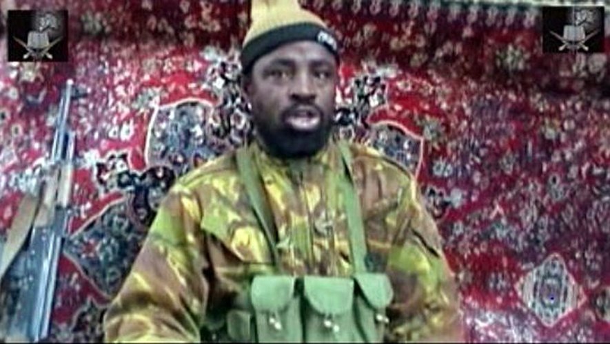 Capture d'écran d'une vidéo parvenue le 13 mai 2013 à l'AFP dans laquelle le chef présumé de Boko Haram Abubakar Shekau revendique des attaques