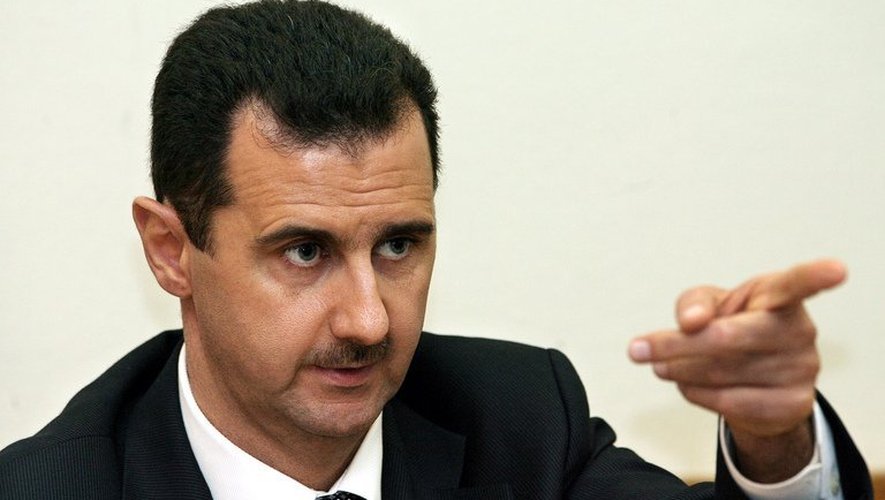 Le président syrien Bachar al-Assad, le 19 décembre 2006 à Moscou