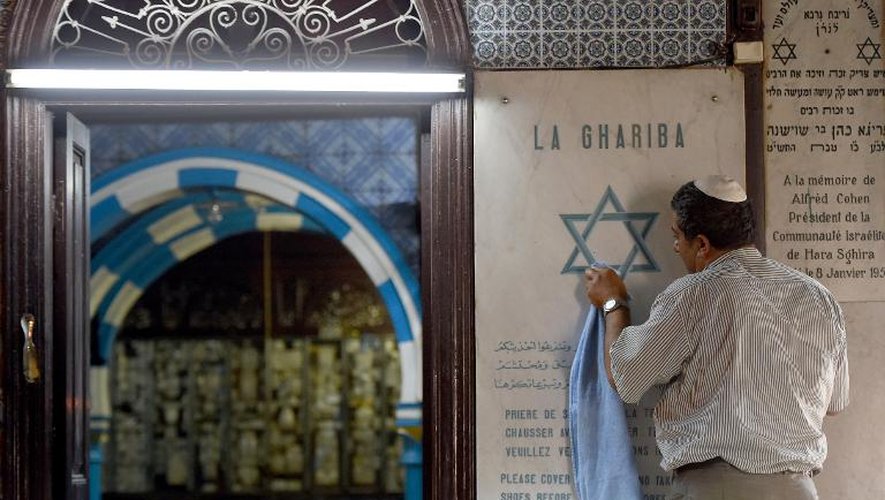 La Ghriba, plus ancienne synagogue d'Afrique, sur l'île de Djerba en Tunisie, le 5 mai 2012