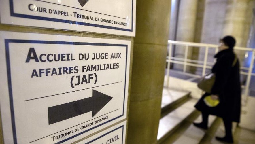 A la recherche de la Cour d'affaires familiales, le 3 janvier 2014 à Paris