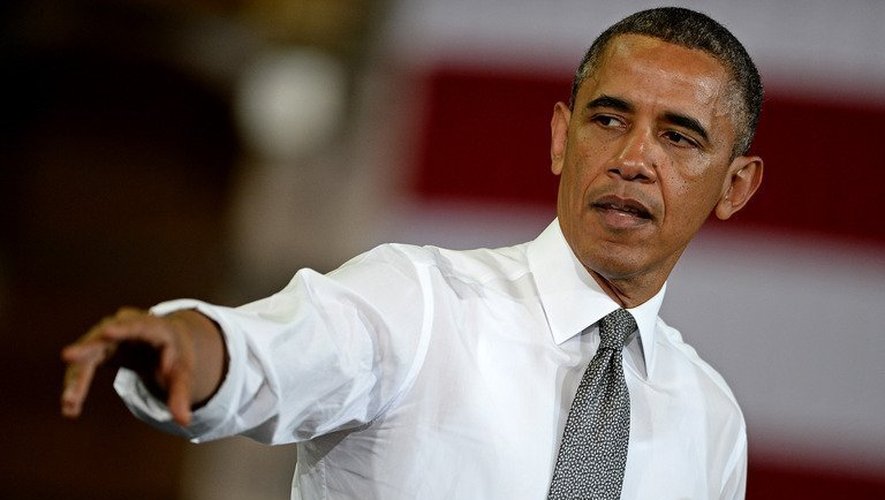 Barack Obama à Baltimore (Maryland), le 17 mai 2013