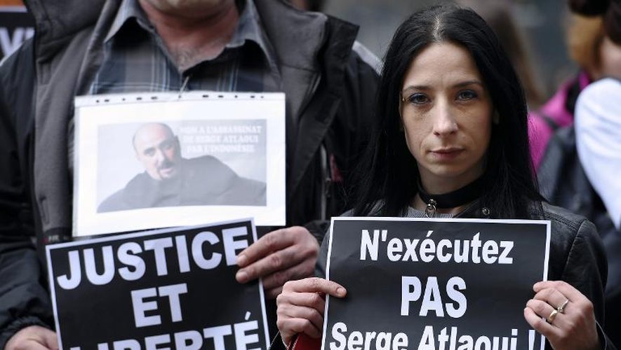Manifestation de soutien à Serge Atlaoui le 25 avril 2015 à Metz