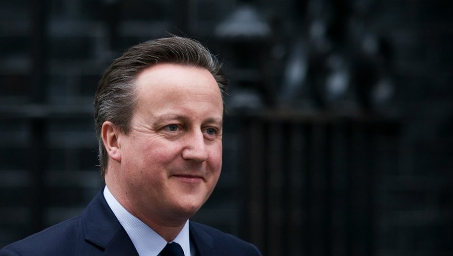 Le Premier ministre britannique David Cameron, le 21 mars 2016 à Londres