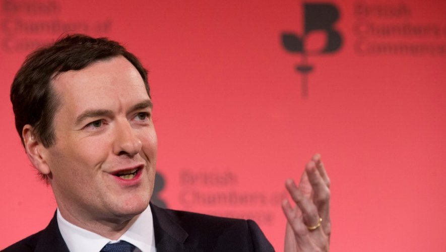 Le ministre des Finances britannique George Osborne le 3 mars 2016 à Londres