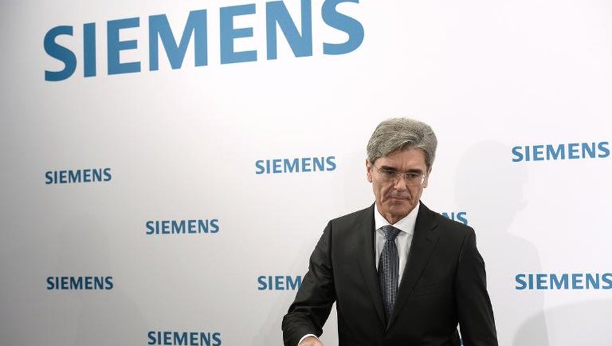 Joe Kaeser, le patron de Siemens, le 27 janvier 2015 à Munich