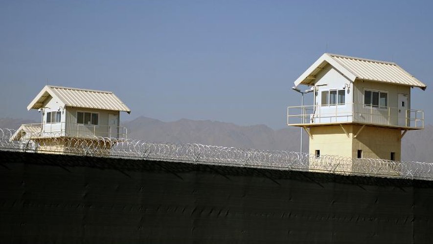 La prison de Bagram, au nord de Kaboul, en Afghanistan