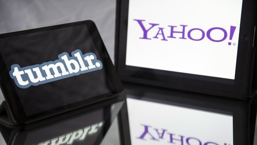 Les logos de Yahoo! et Tumblr