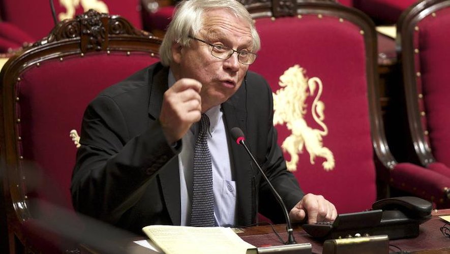 Le député socialiste Philippe Mahoux le 12 décembre 2013 à Bruxelle