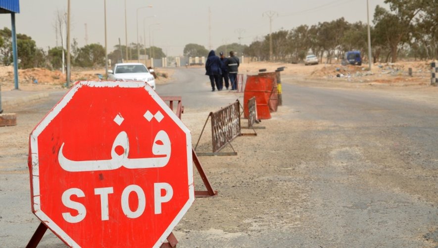 Poste-frontière de Ras Jedir, entre la Tunisie et la Libye, le 22 mars 2016
