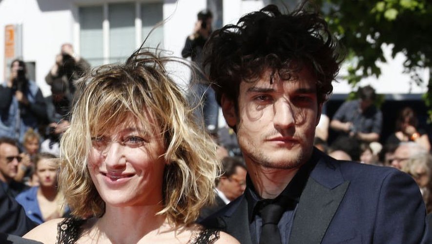 La réalisatrice Valeria Bruni-Tedeschi et l'acteur Louis Garrel, le 20 mai 2013 lors de la montée des marches à Cannes