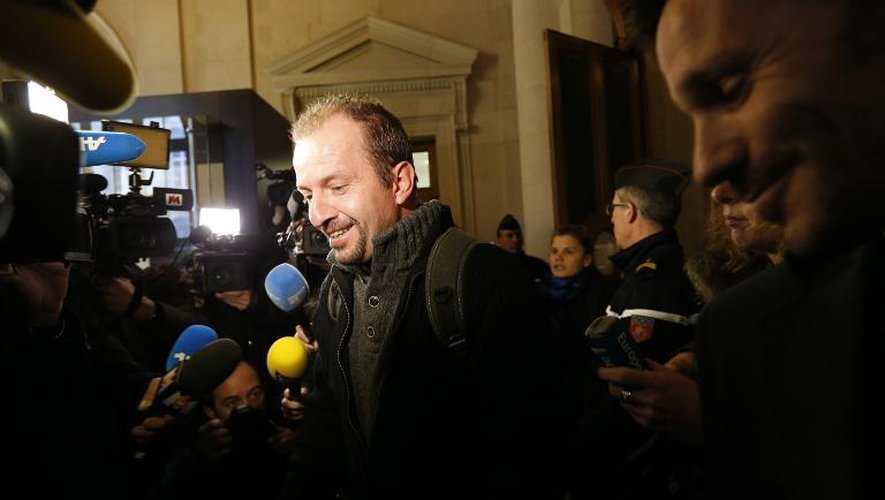 Le fondateur de l'Arche de Zoé, Eric Breteau, le 20 novembre 2013 avant son procès en appel à Paris
