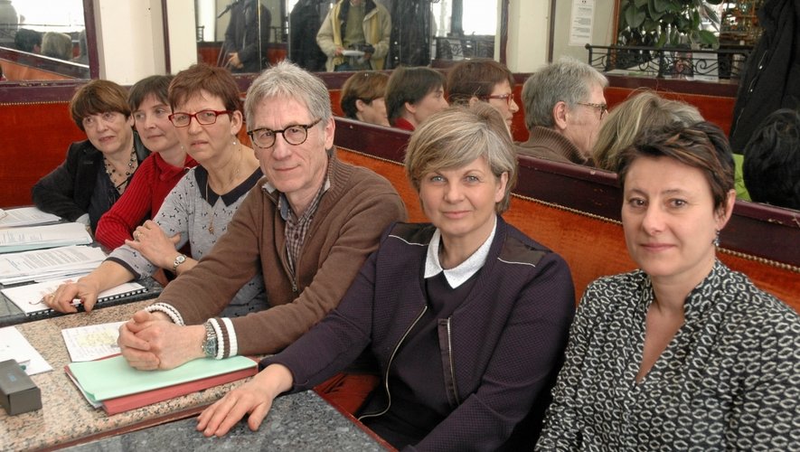 Les responsables du conseil de l’Ordre infirmier dont le président Michel Bonnemaire 
et la vice-présidente Marie Chambaud.