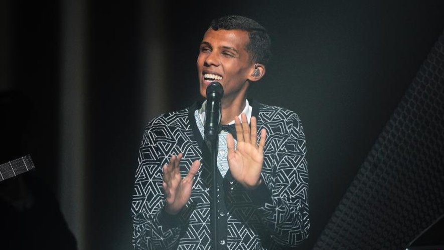 Le chanteur Paul Van Haver, alias Stromae, à Parie le 14 février 2014 lors des Victoires de la musique