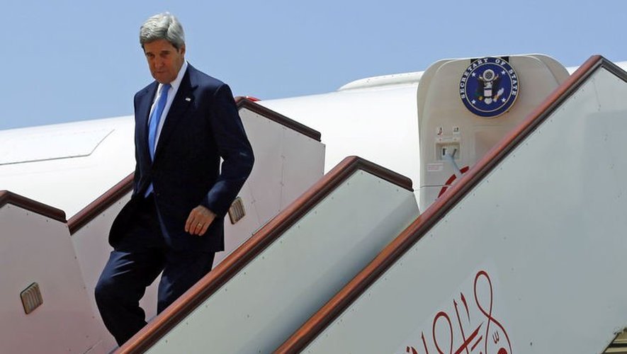 John Kerry à son arrivée le 21 mai 2013 à Muscat
