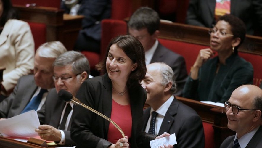 La ministre du Logement, Cécile Duflot, le 21 mai 2013 à l'Assemblée nationale à Paris