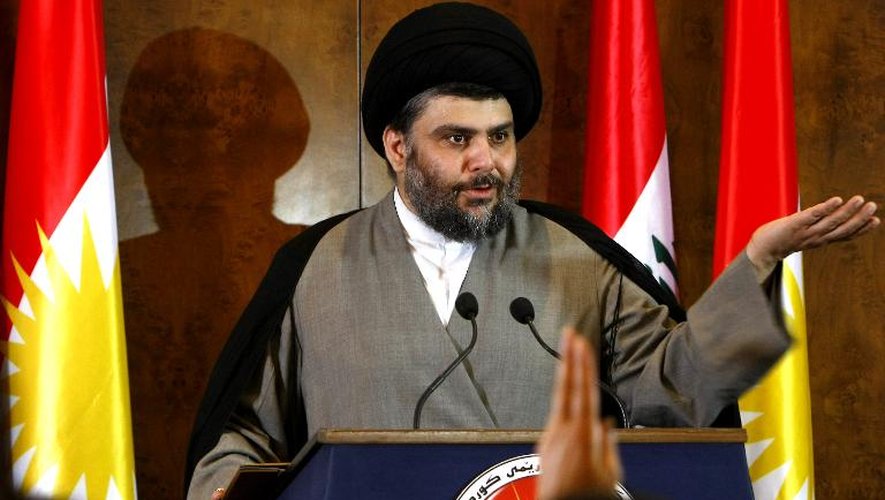 Moqtada Sadr le 26 avril 2012 à Bagdad