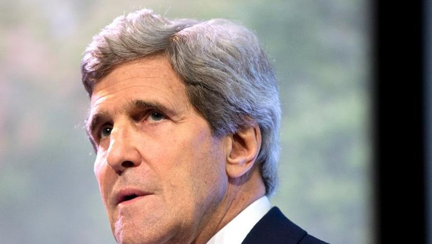 le secrétaire d'Etat américain John Kerry, le 16 février 2014 à Jakarta
