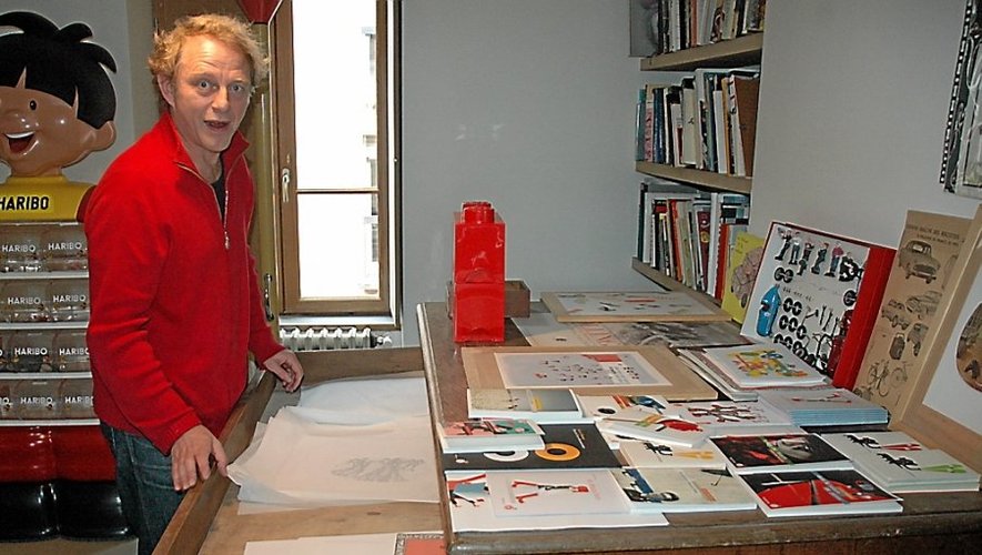 Olivier Douzou fête également cette année, les 20 ans des éditions du Rouergue jeunesse dont il est le directeur artistique.