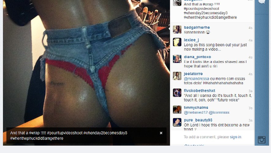 PHOTOS Rihanna nue, hot, sexy... ses fesses sur Instagram : les mots manquent !