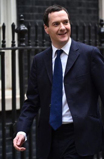 Le ministre des Finances George Osborne, le 8 mai 2015 à Londres