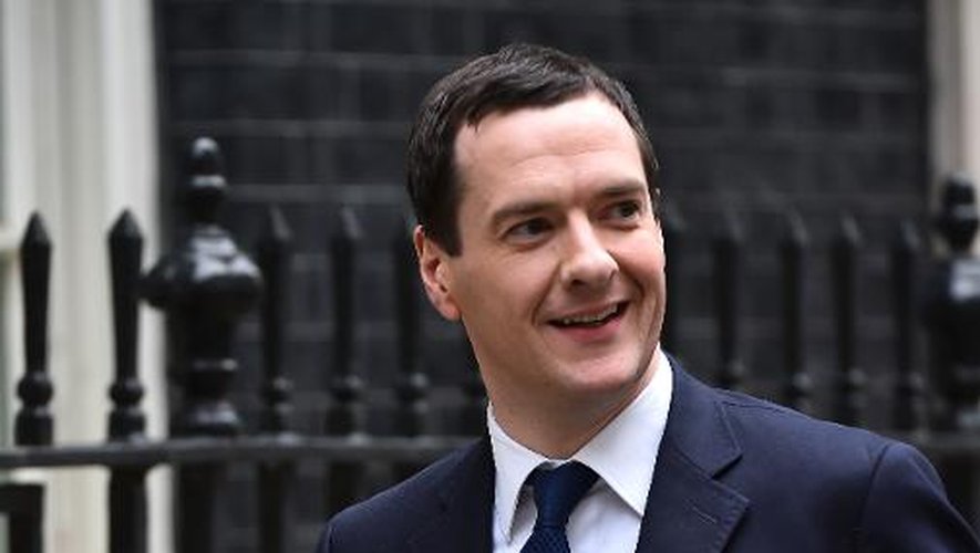 Le ministre des Finances George Osborne, le 8 mai 2015 à Londres