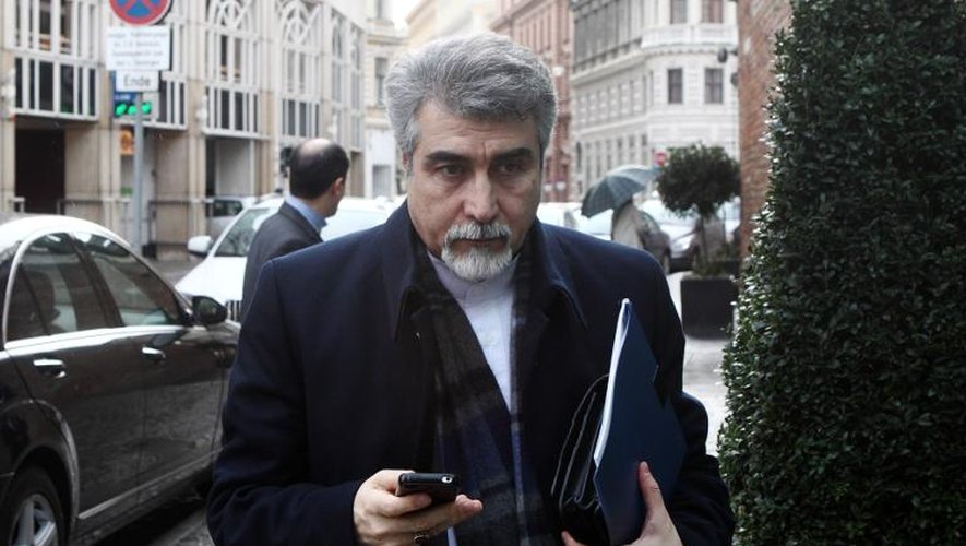 L'ammbassadeur iranien en Autriche Hassan Tajik le 17 février 2014 à Vienne