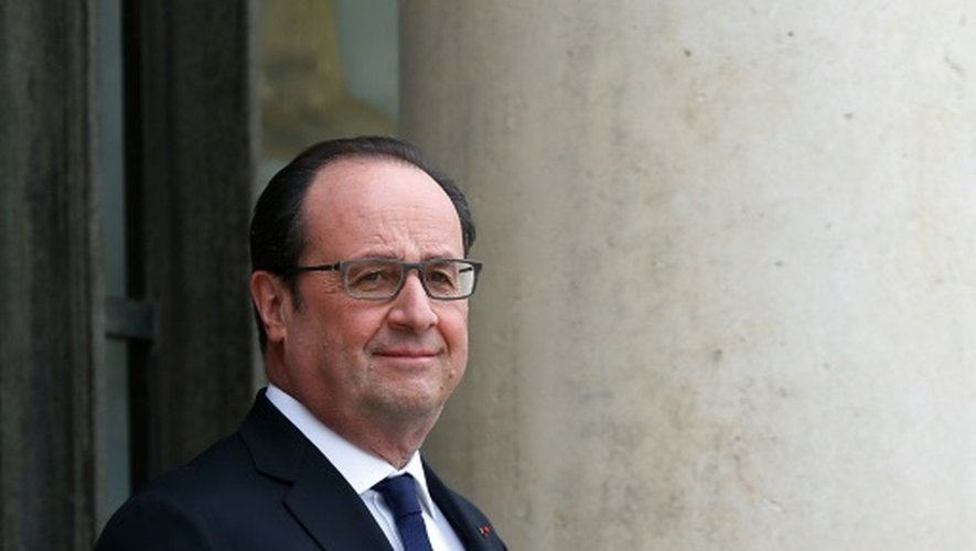 Le président François Hollande, le 24 mars 2016 à Paris