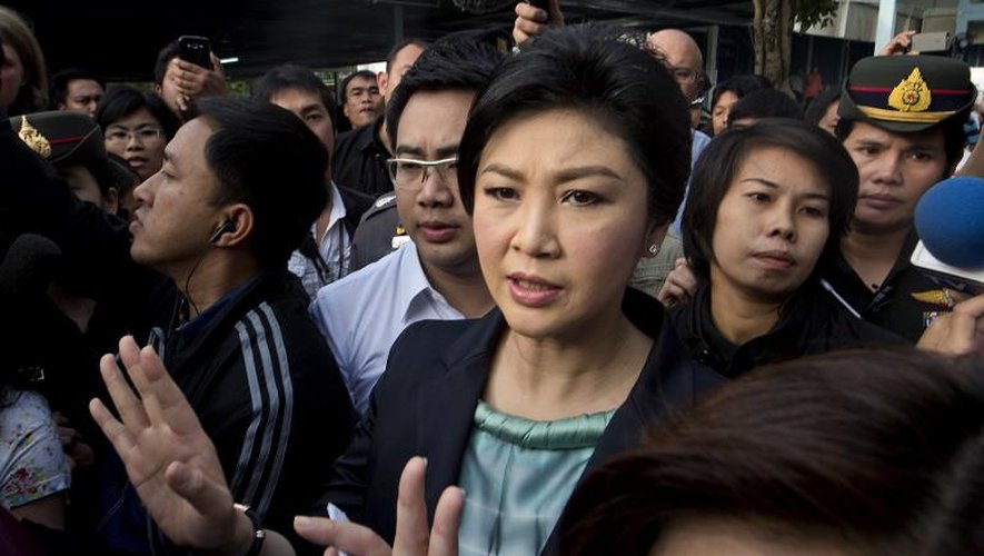 Yingluck Shinawatra le 2 février 2014 à Bangkok