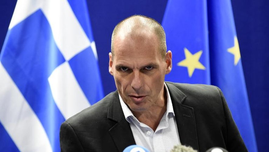 Le ministre grec des Finances, Yanis Varoufakis, à Bruxelles le 11 mai 2015