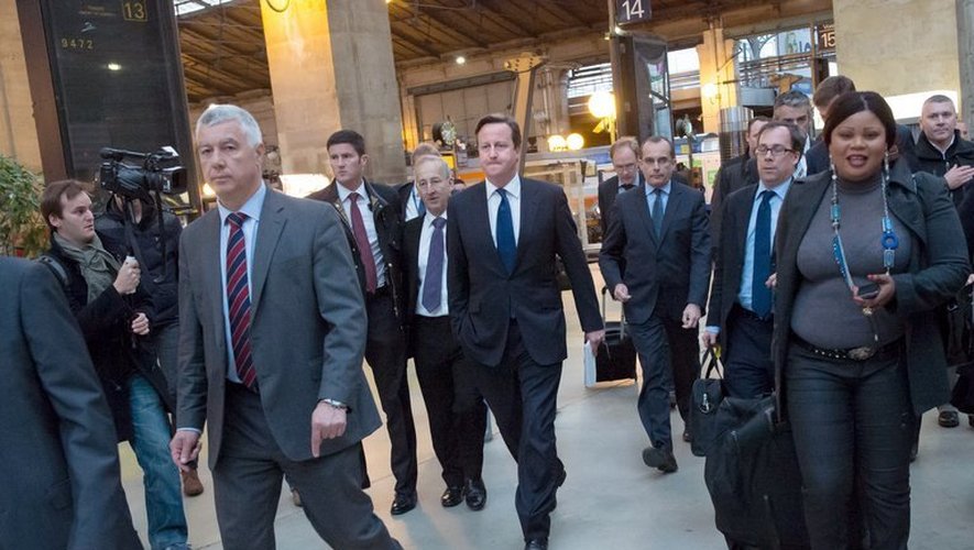 David Cameron le 22 mai 2013 à Paris