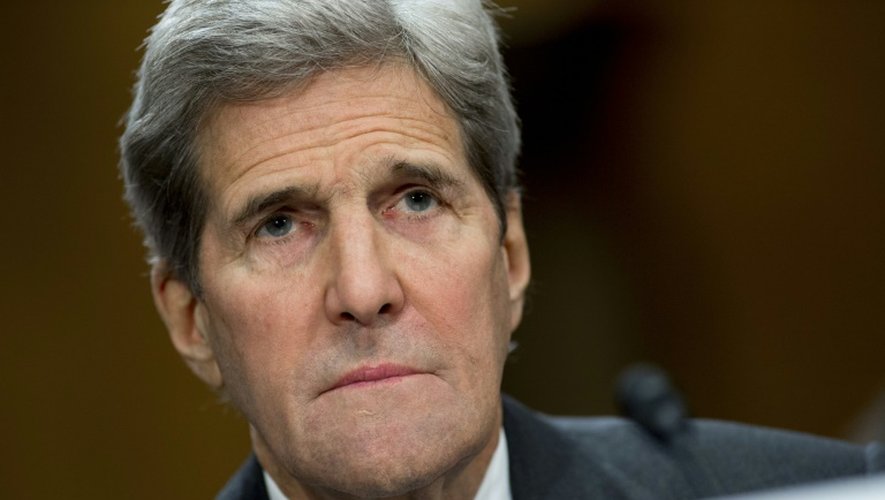 Le secrétaire d'Etat américain John Kerry, à Washington le 23 février 2016
