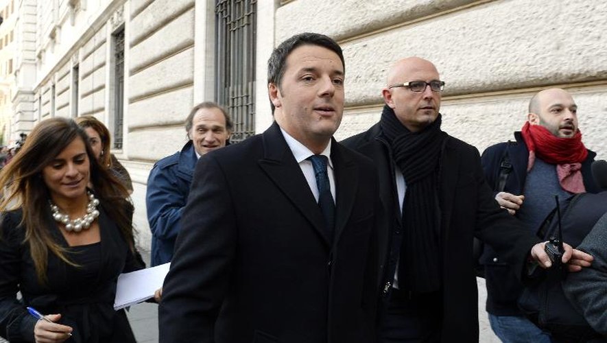 Matteo Renzi le 18 février 2014 à Rome