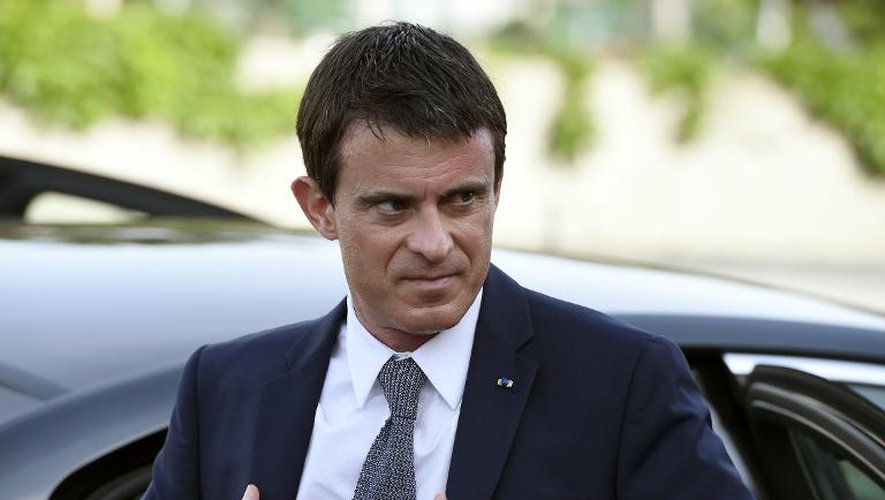 Le Premier ministre Manuel Valls le 11 mai 2015 à Lyon