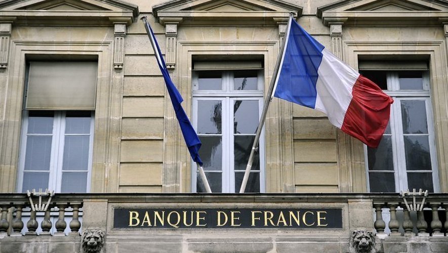 Le fronton de la Banque de France à Paris