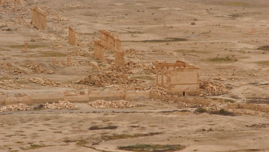 La cité antique de Palmyre, en Syrie, le 26 mars 2016