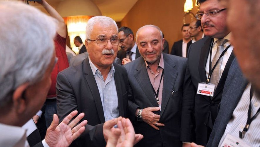 le chef par intérim de l'opposition syrienne, George Sabra, le 25 mai 2013 à Istanbul