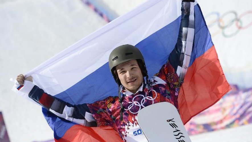 Le snowboardeur russe Vic Wild s'offre une 2e médaille d'or à Sotchi avec sa victoire en slalom parallèle, le 22 février 2014