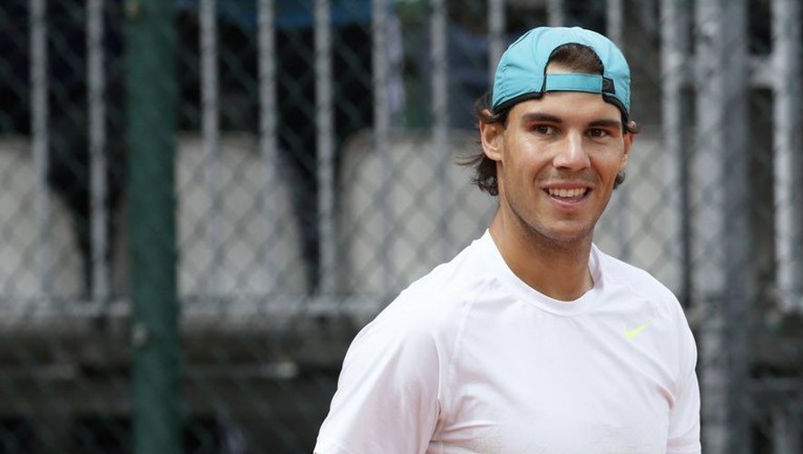 Rafael Nadal le 25 mai 2013 à Roland Garros à Paris