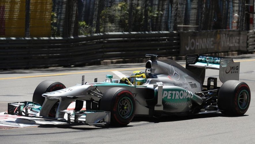 L'Allemand Nico Rosberg lors du GP de Monaco le 26 mai 2013