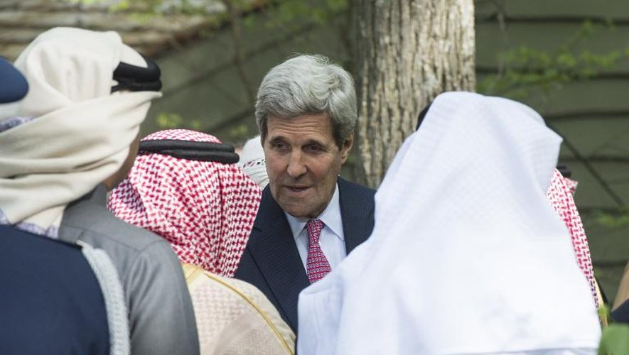 Le secrétaire d'Etat américain John Kerry le 14 mai 2015 à Camp David