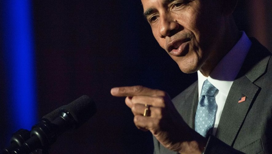 Le président américain  Barack Obama le 28 mars 2016 à Washington