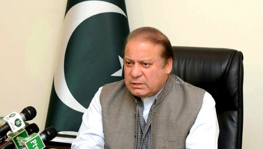 Le Premier ministre pakistanais Nawaz Sharif sur une photo diffusée par Pakistan Press Information Department (PID) le 28 mars 2016