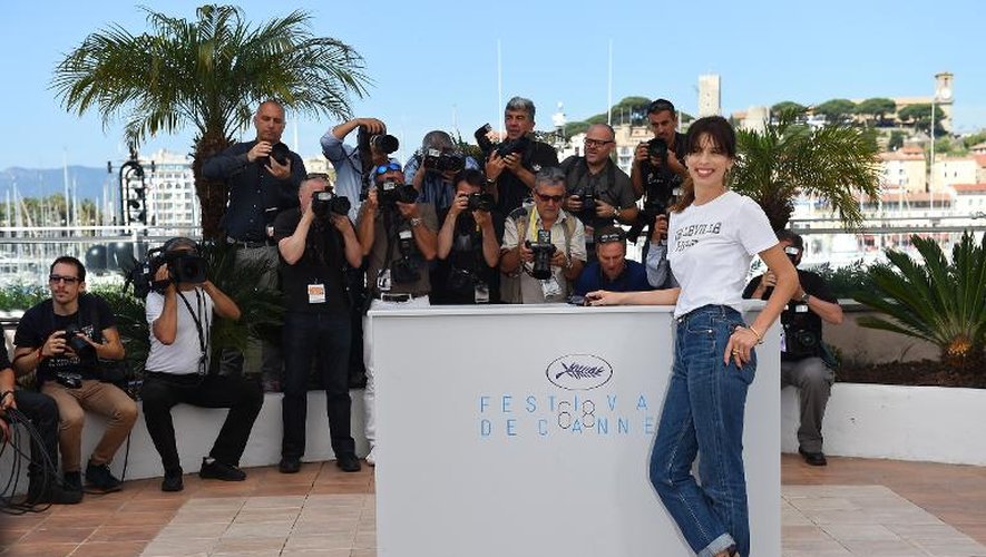 La réalisatrice Maiwenn présente son film "Mon Roi" à Cannes, le 17 mai 2015