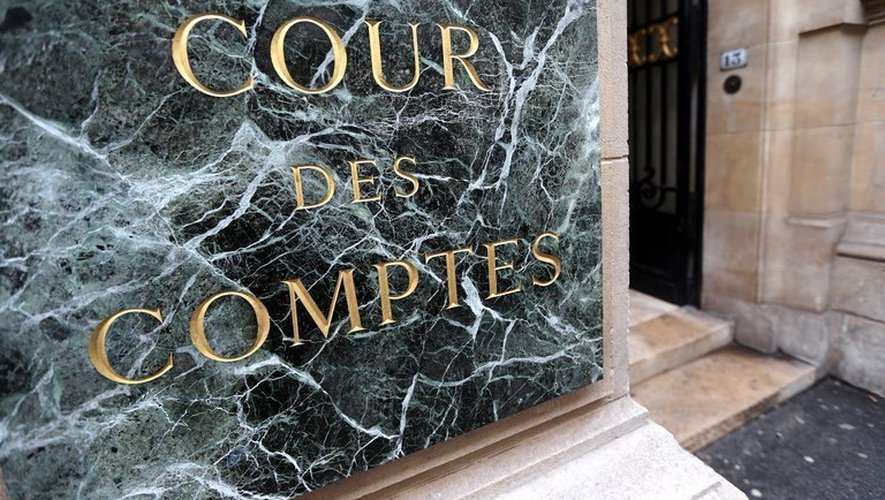 L'entrée de la Cour des comptes à Paris