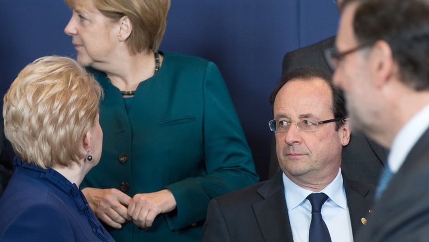 Angela Merkel et François Hollande le 22 mai 2013 à Bruxelles