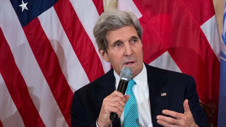 Le secrétaire d'Etat américain John Kerry, le 25 février 2014 à Washington