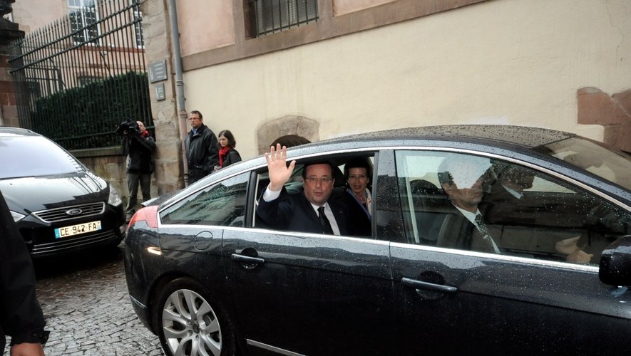 François Hollande a quitté Rodez jeudi matin après une rencontre avec l'agriculture aveyronnaise.